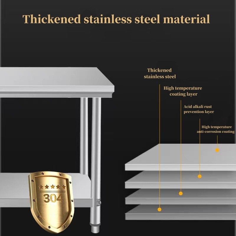 Stainless Steel Table Factory - 304/201 Adjustable Height