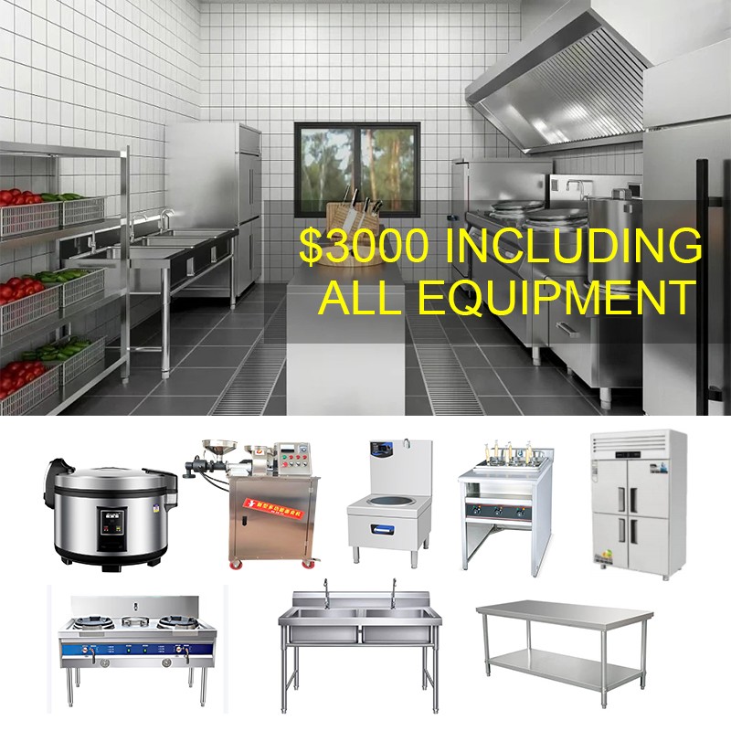 Vietnamese Restaurant Equipment Supplier - Stainless Steel Layout