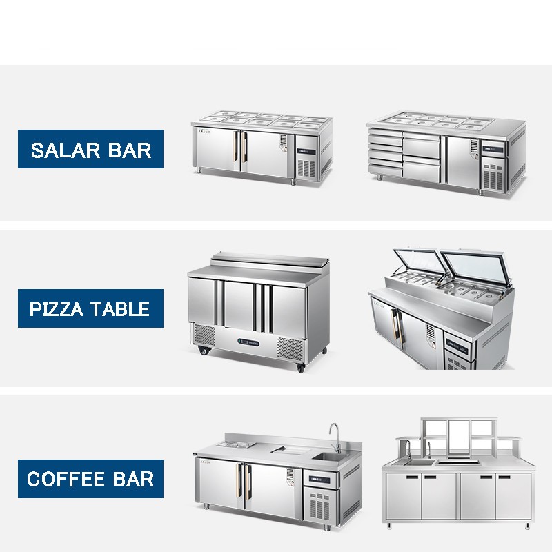 Pizza Prep Table Supplier - Refrigerated Counter Top Salad
