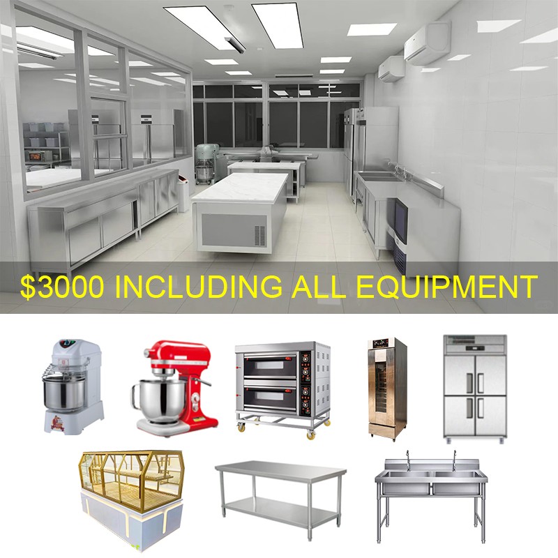 Baking Equipment Set Factory - Industrial Bread Bakery