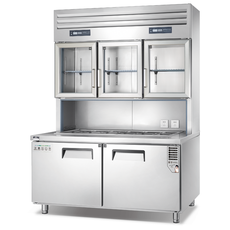 Salad Bar Refrigerator Factory - Table Top Refrigerated Showcase