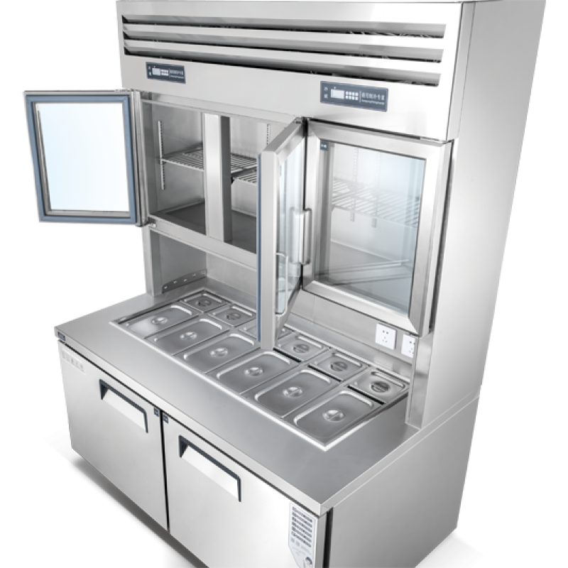 Salad Bar Refrigerator Factory - Table Top Refrigerated Showcase