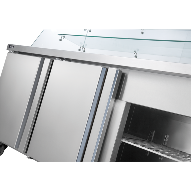 Under Counter Refrigerator Factory - Salad Bar Glass Cover