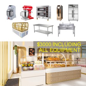 Baking Equipment Set Factory - Industrial Bread Bakery