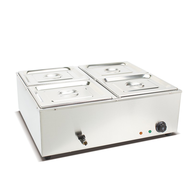Electric Bain Marie Factory - Four Pans Food Warmer Equipment