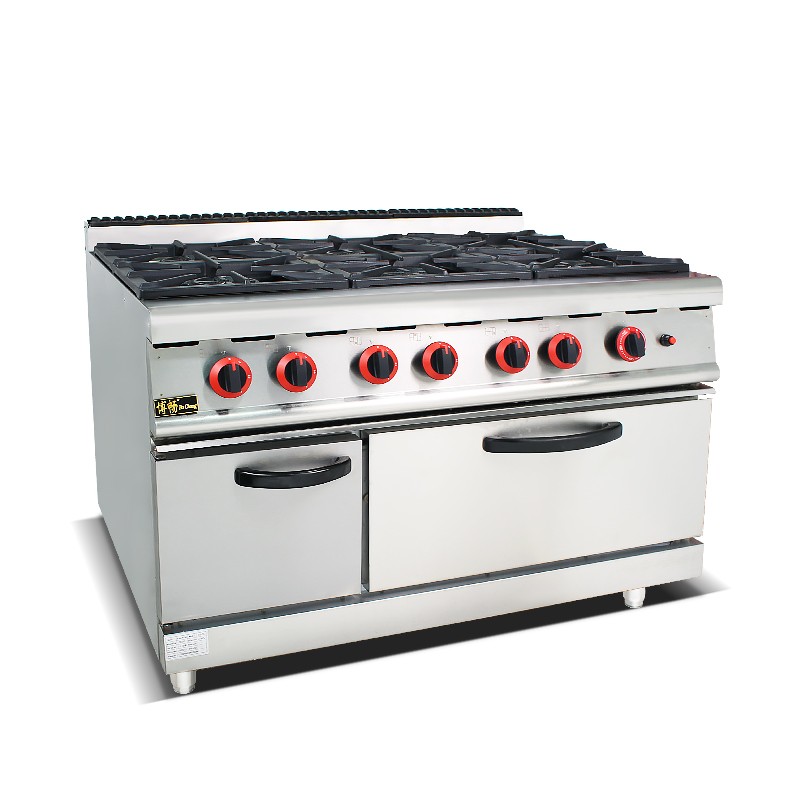 Gas Lava Rock Grill Factory - Freestanding Commercial Cabinet