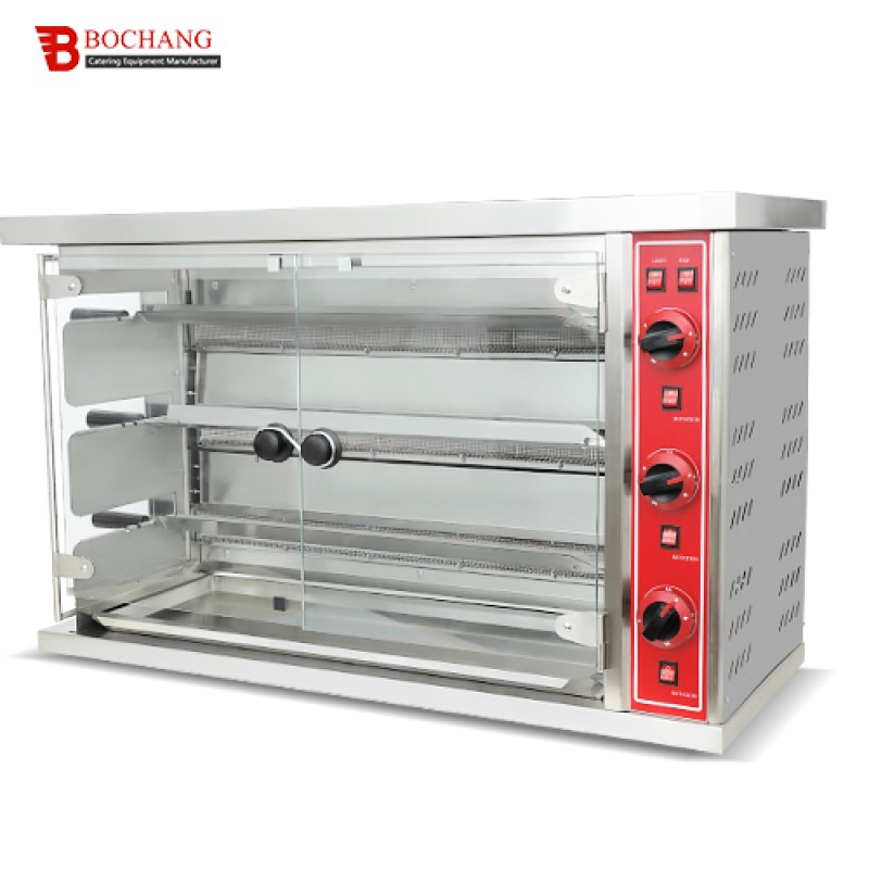 Gas Lava Rock Grill Supplier - Counter Top LPG Stainless
