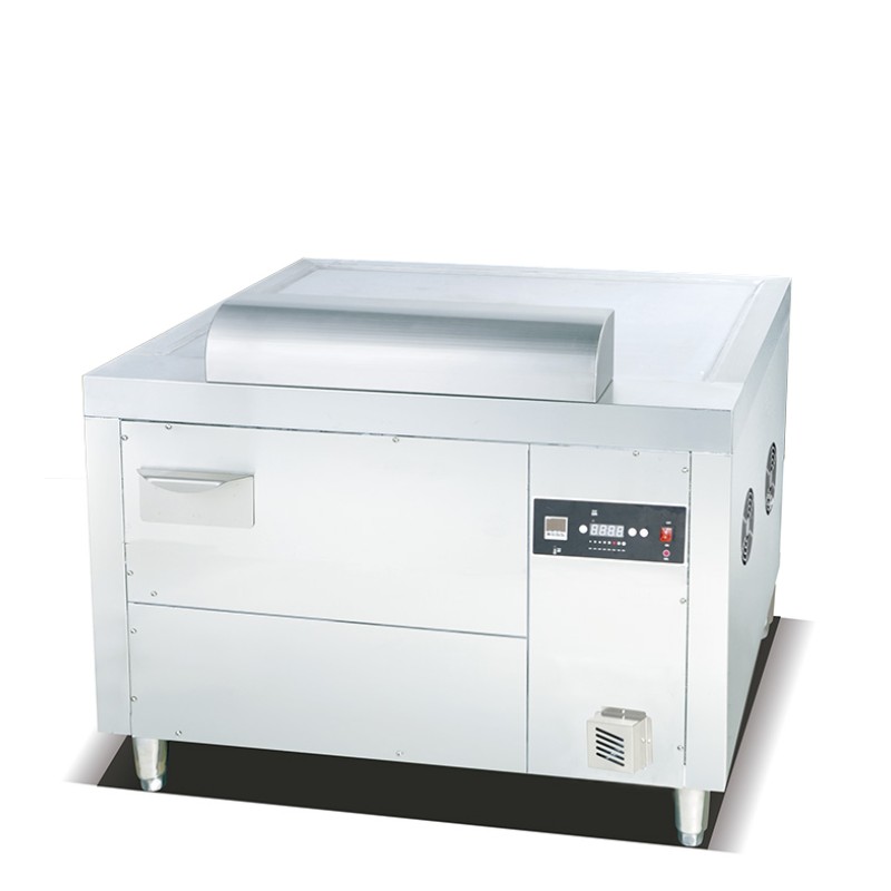 Gas Lava Rock Grill Manufacturer - Freestanding With Cabinet