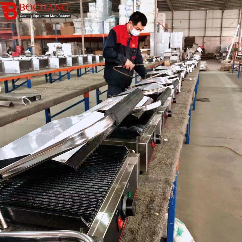 Hamburger Grill Manufacturer - Electric Dismountable Double Plate