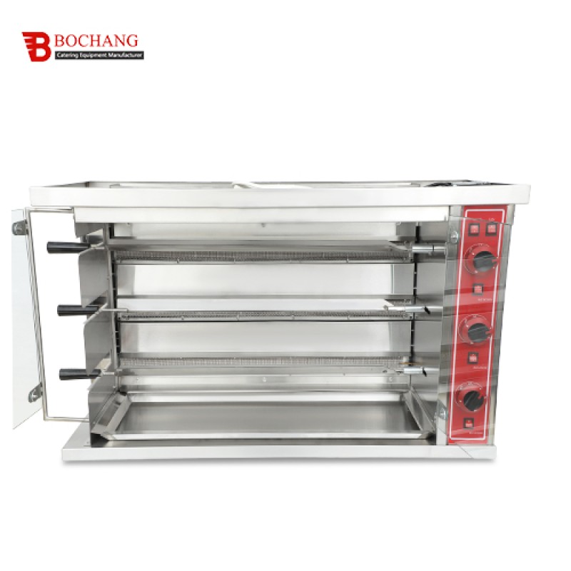 Gas Lava Rock Grill Supplier - Counter Top LPG Stainless