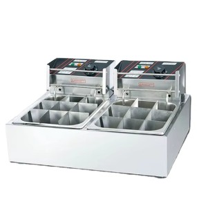 Gas Pasta Cooker Factory - Convection With Two Pans Bain Marie