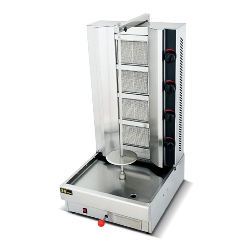 Chicken Kebab Machine Factory - Gas Automatic Professional