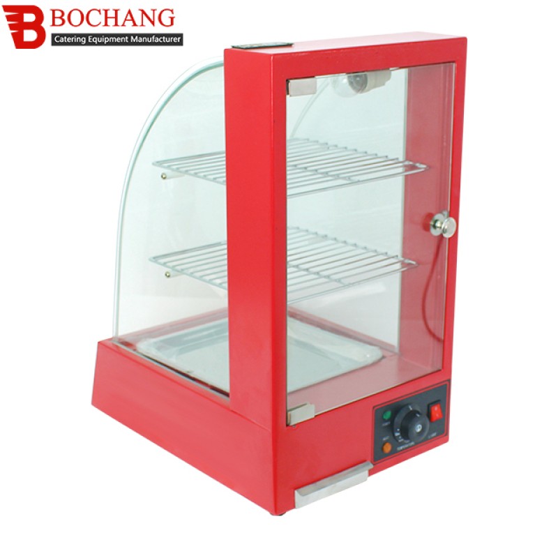Electric Food Warmer Manufacturer - Curved Glass Restaurant