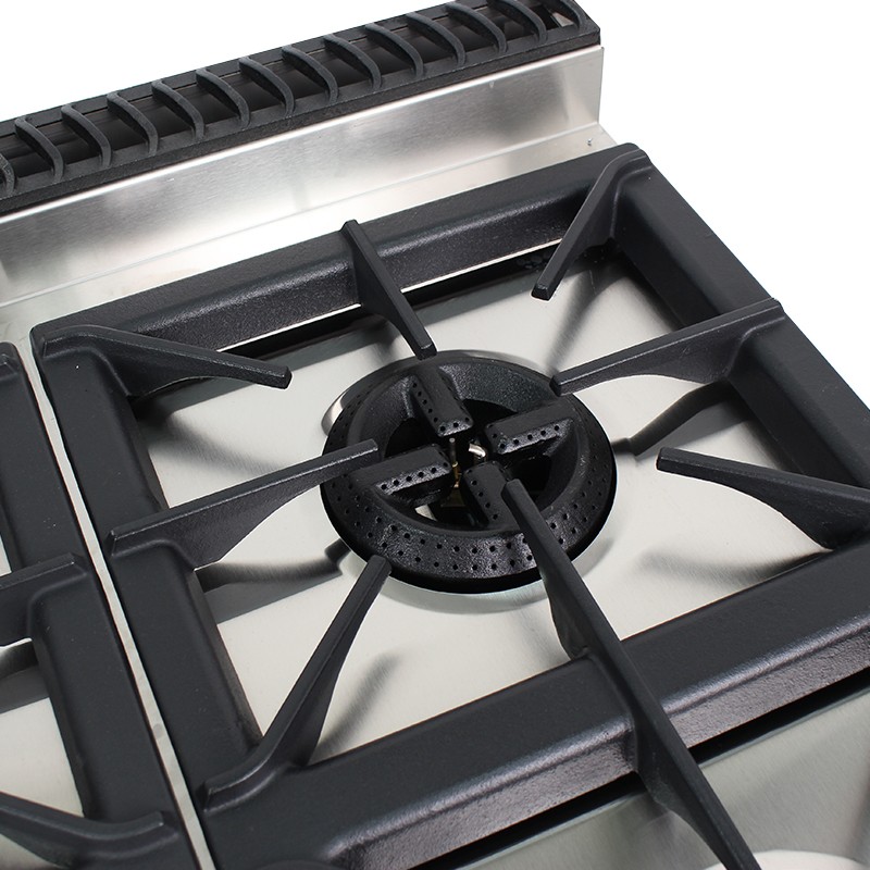 Gas Lava Rock Grill Factory - Freestanding Commercial Cabinet