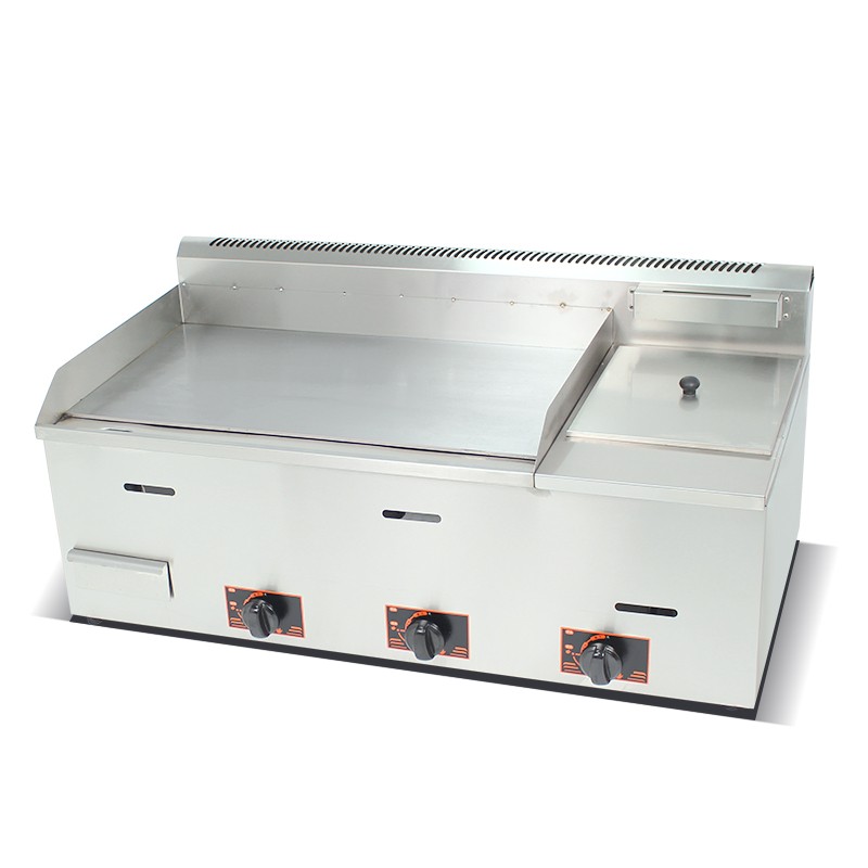 Electric Griddle Supplier - 2/3 Flat 1/3 Grooved Restaurant