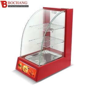 Electric Food Warmer Manufacturer - Curved Glass Restaurant