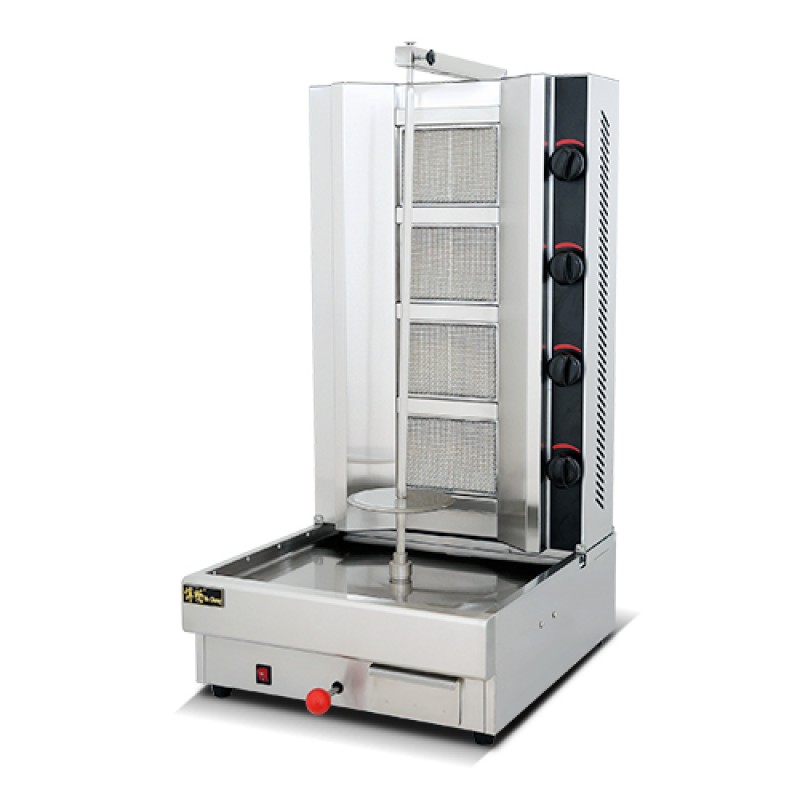 Chicken Kebab Machine Factory - Gas Automatic Professional