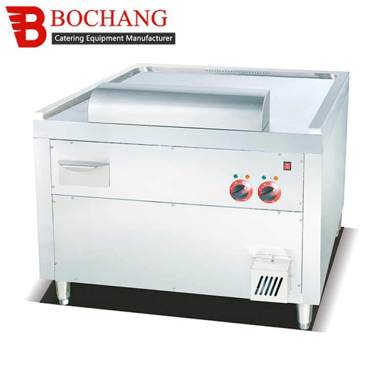 Gas Lava Rock Grill Manufacturer - Freestanding With Cabinet