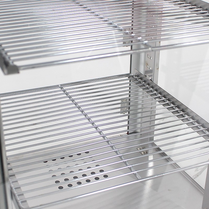 Food Warmer Showcase Supplier - 2 Layer Curved Glass Hotel