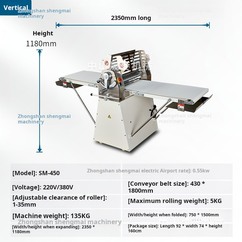 Dough Sheeter Supplier - Baking Factory Tabletop Commercial 450