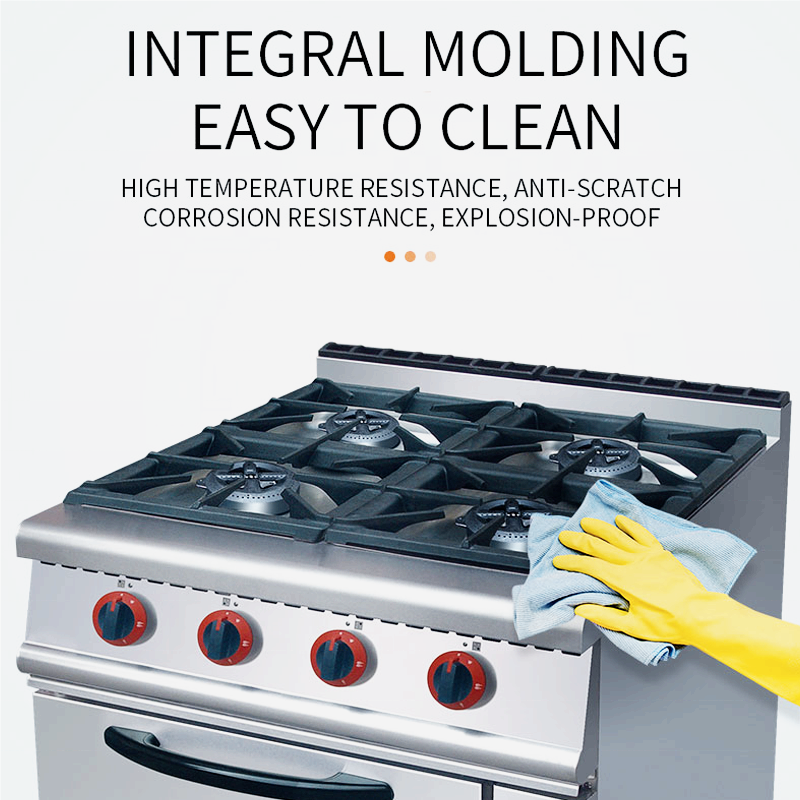 Commercial Gas Stove Supplier - Hot Sales 4 Burner Hotel Kitchen