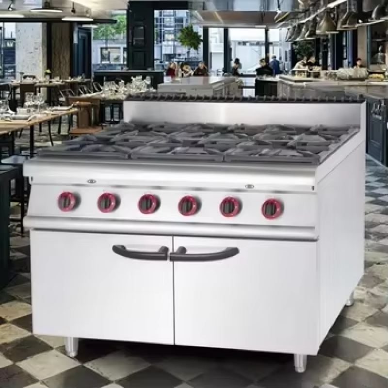 Gas Cookers Manufacturer - 2025 Popular Commercial 6 Burners