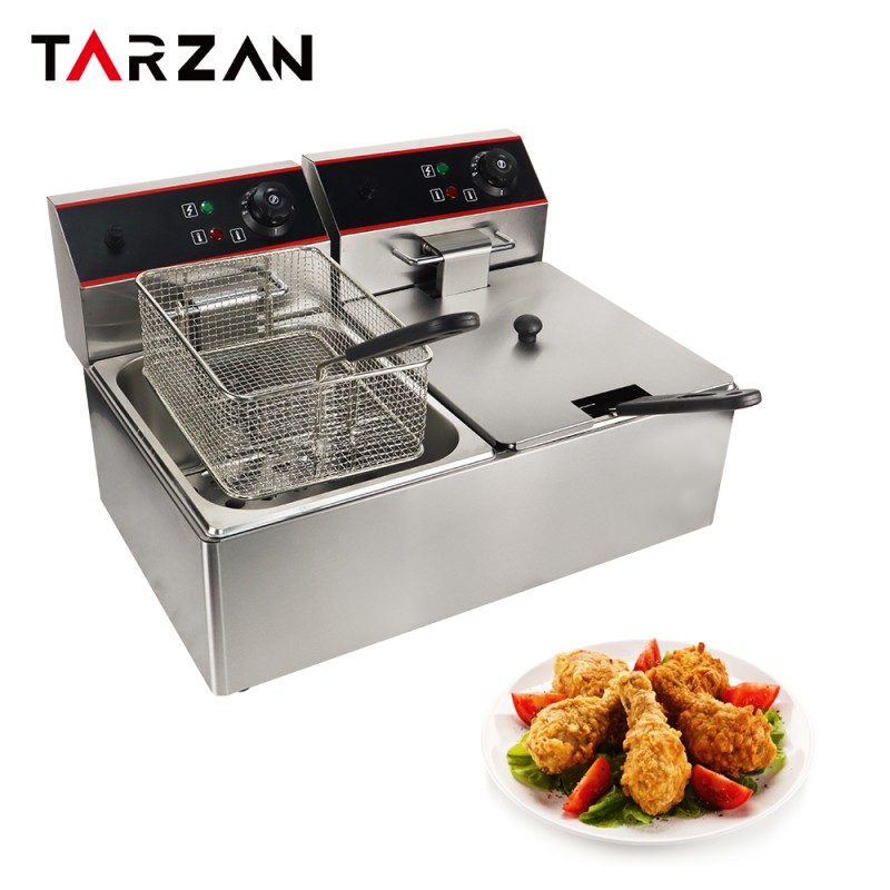 Deep Fryer Supplier - Best Selling 2 Tanks Electrica