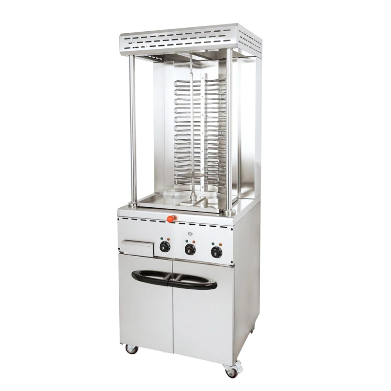 Shawarma Machine Manufacturer - Stainless Steel Gas Automatic Stand