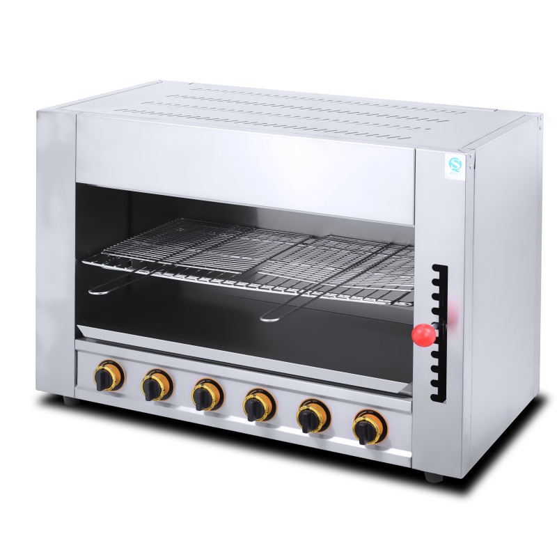 Meat Broiler Factory - LPG Gas Infrared Salamander Grill