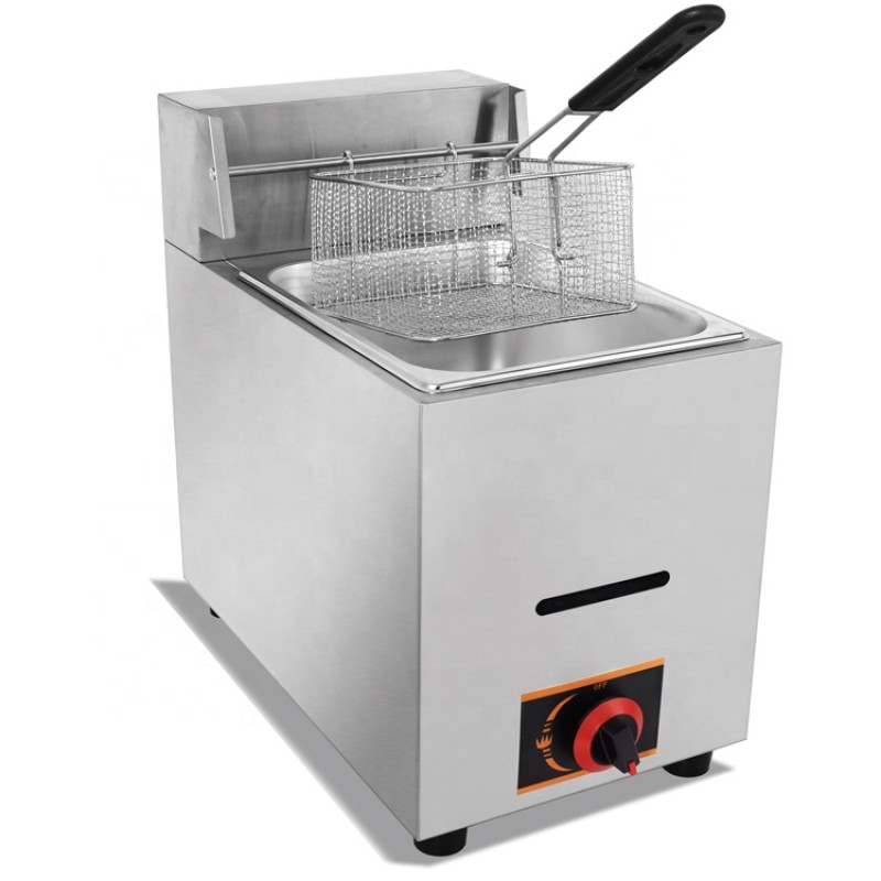 Deep Fryer Factory - Stainless Steel Gas Fries Double Tank