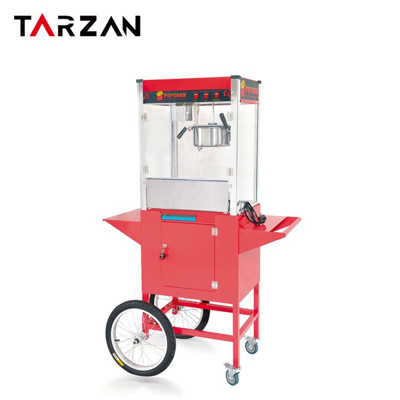 Popcorn Machine Factory - On Sale Commercial With Wheel Mobile