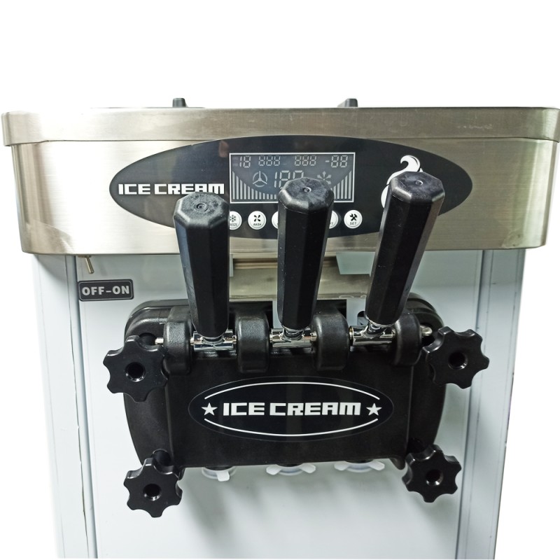 Ice Cream Maker Manufacturer - 3 Flavors Counter Top Electric