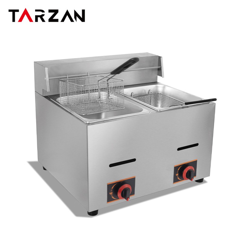 Deep Fryer Manufacturer - TeRun Factory Stainless Steel Gas
