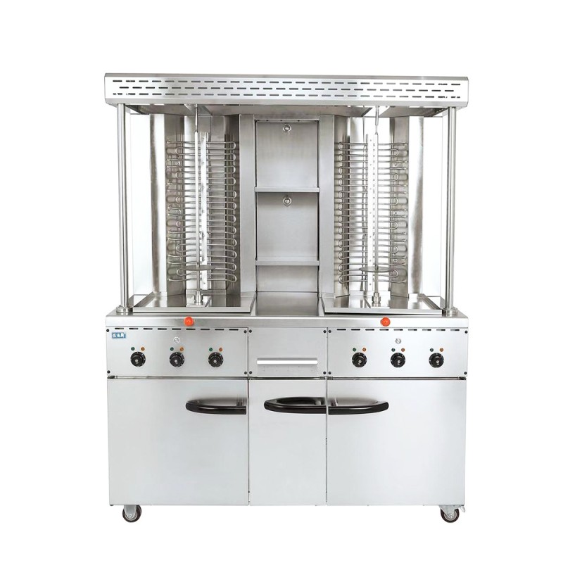 Shawarma Machine Manufacturer - Stainless Steel Gas Automatic Stand