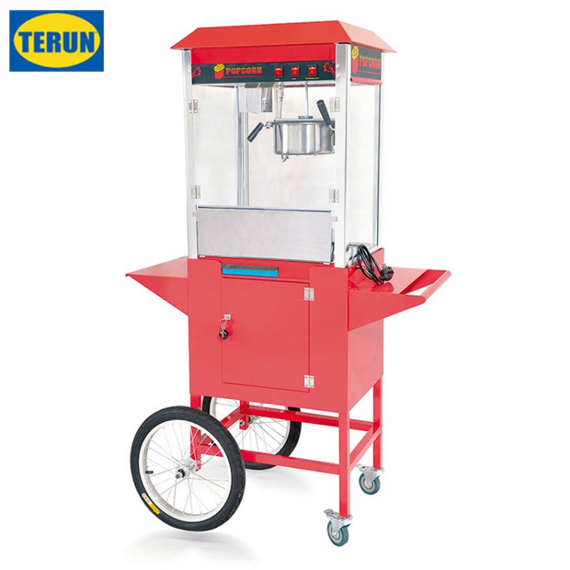Popcorn Machine Factory - On Sale Commercial With Wheel Mobile