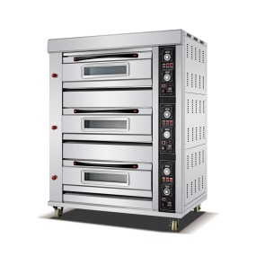 Gas Oven Supplier - High Quality 3 Deck 6 Trays Bakery