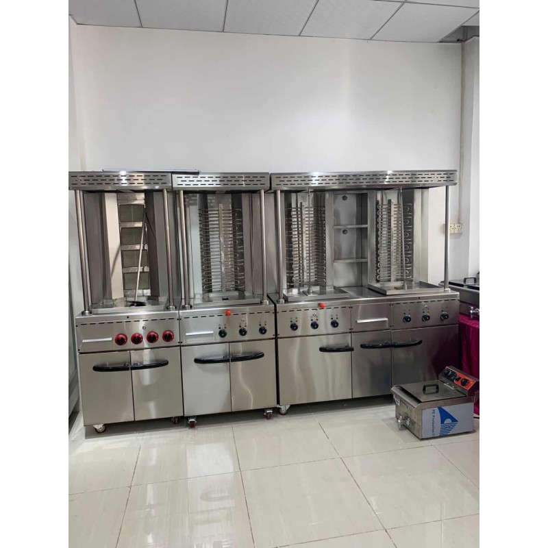 Shawarma Machine Manufacturer - Stainless Steel Gas Automatic Stand