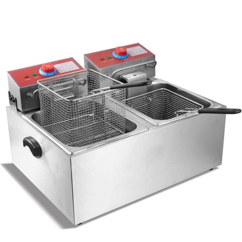 Commercial Fryer Supplier - 2019 6+6L Electric CE