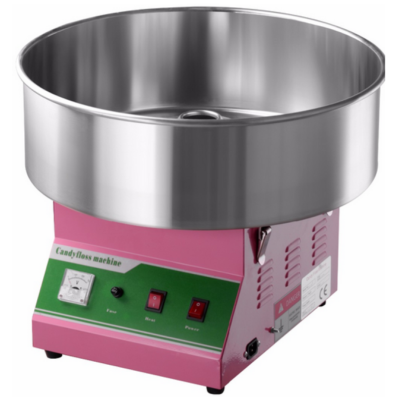 Candy Floss Machine Supplier - TARZAN Factory Large Stainless Pink