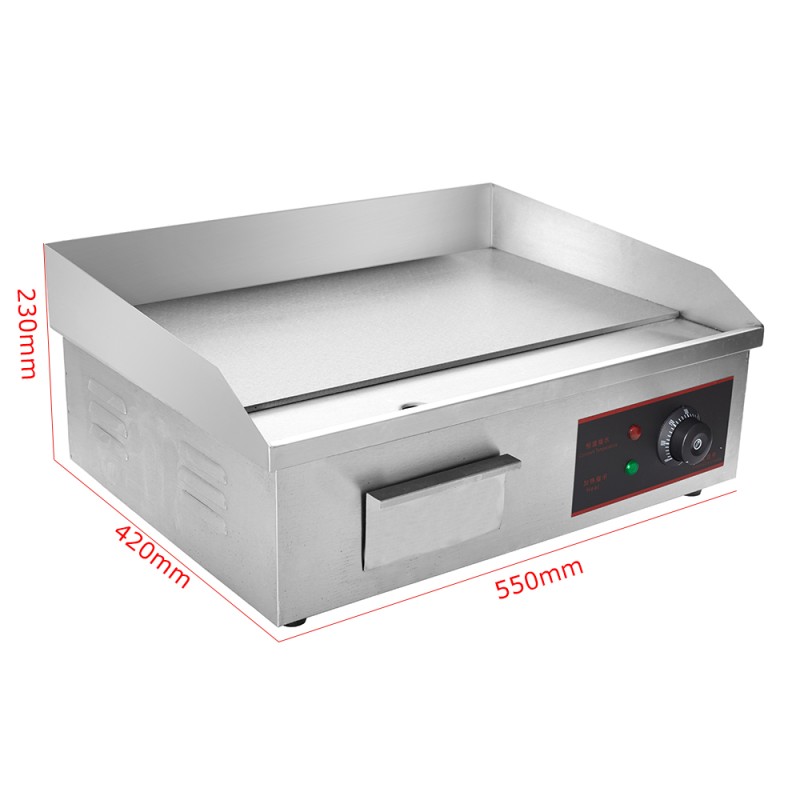 Electric Griddle Manufacturer - Restaurant BBQ Stainless Steel Flat