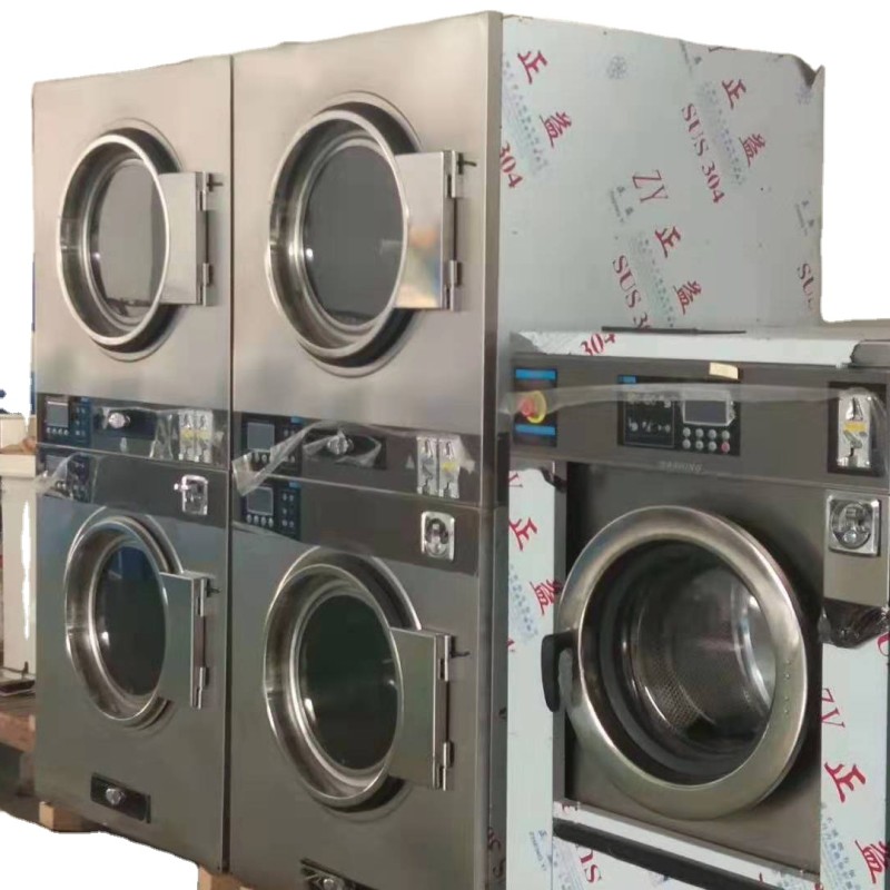 Stacked Washer Dryer Manufacturer - 30kg Integrated Industrial