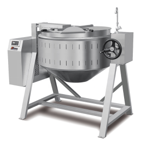 Boiling Kettle Supplier - Tilting Soup Induction Stock Pot with Lid