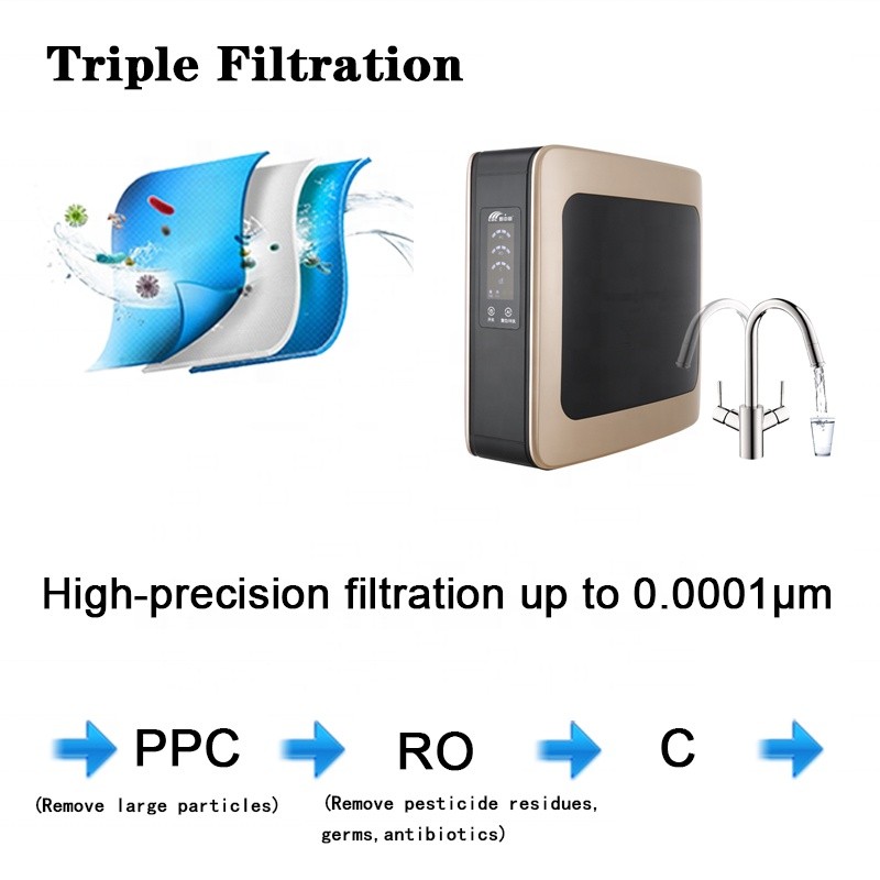 Water Filter Supplier - 500 GPD Osmosis Inversa Purification Ro