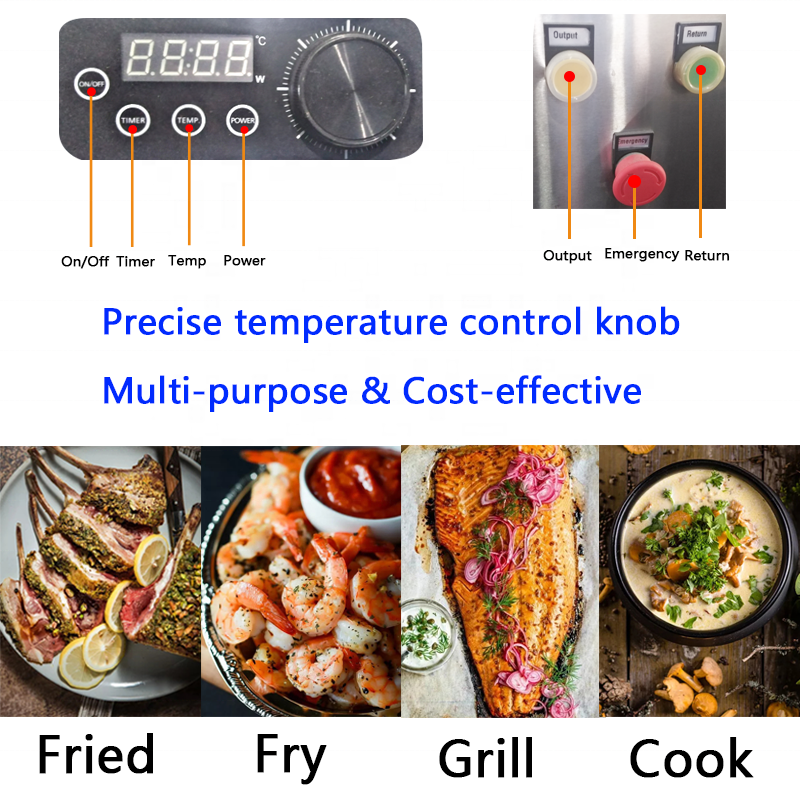 Tilt Skillet Factory - Commercial 80-200L Big Deep Frying