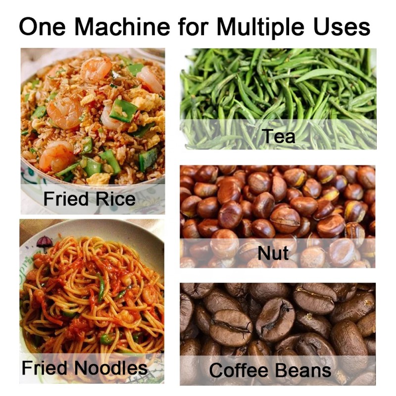 Fried Rice Machine Factory - Gas Induction Tilting Rotating Wok