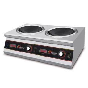 Double Cooker Supplier - 5000W Double Concave Ceramic 2 Burner