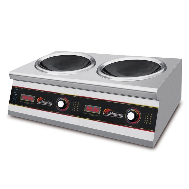 Double Cooker Supplier - 5000W Double Concave Ceramic 2 Burner