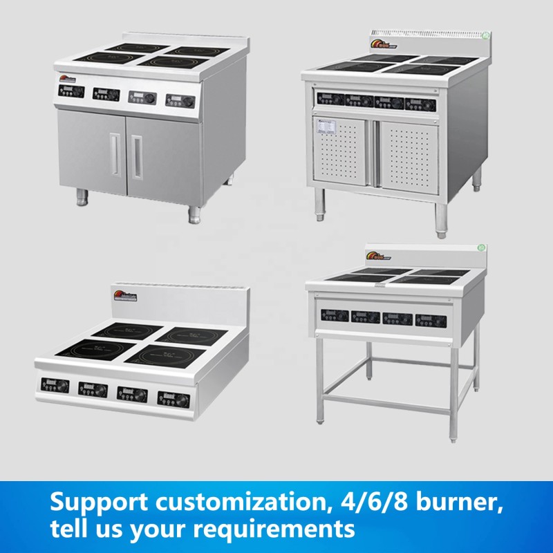 Cooking Range Factory - Commercial 4-6 Burner Induction Electric