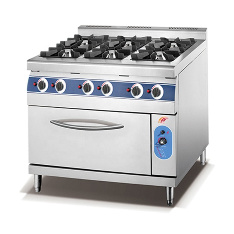 Gas Cooker Supplier - Commercial Stainless Steel 4 Burners Plate