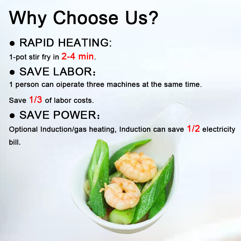 Rotate Cook Pot Supplier - Industrial Fried Rice Stir Fry High Capacity